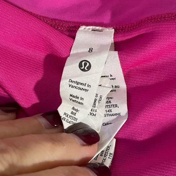 Lululemon Sonic Pink Speed Up Short - Picture 4 of 8